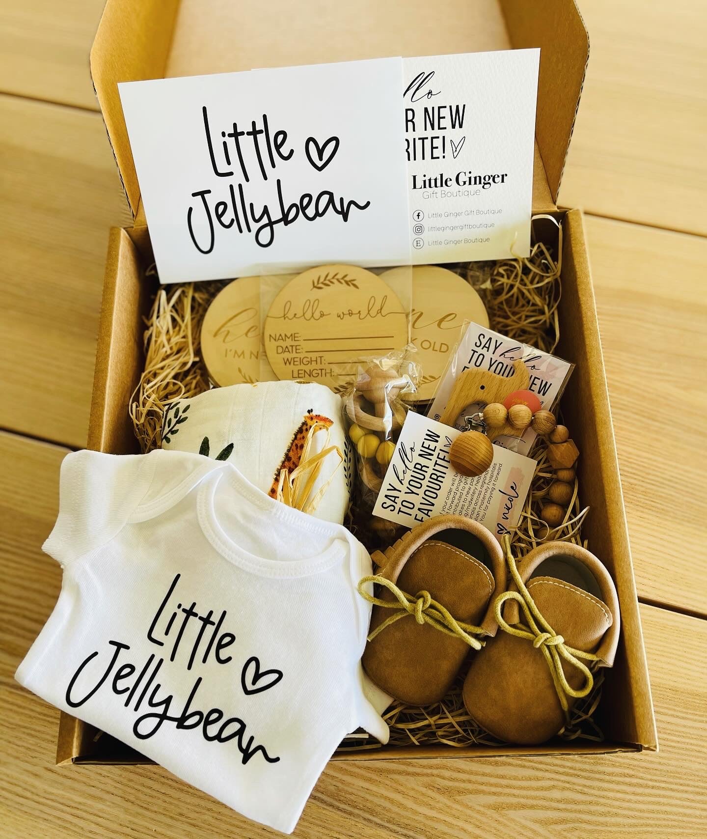 Personalised Newborn Girl Hamper