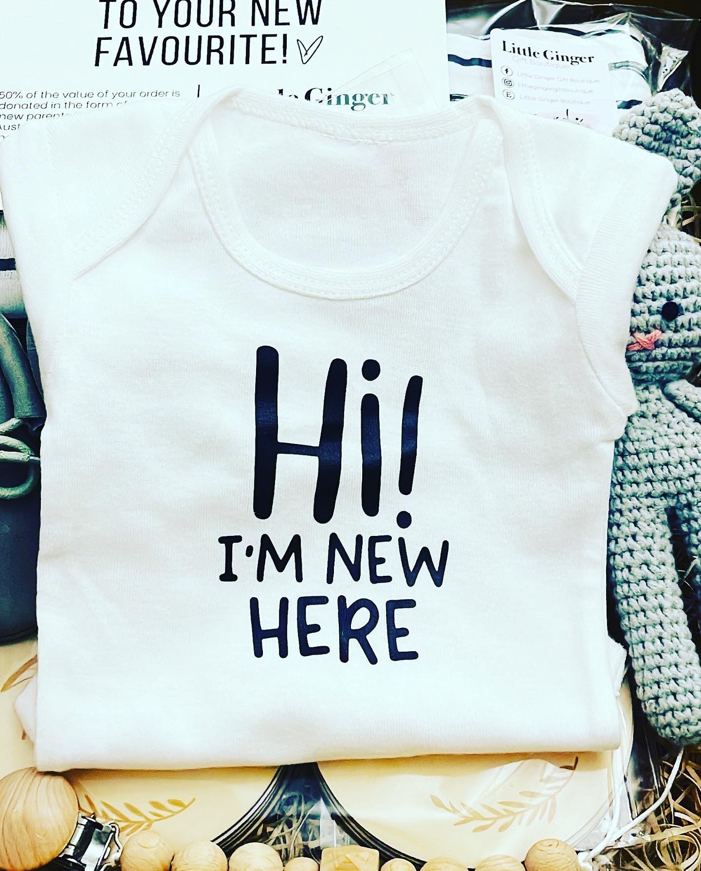 Personalised Newborn Girl Hamper