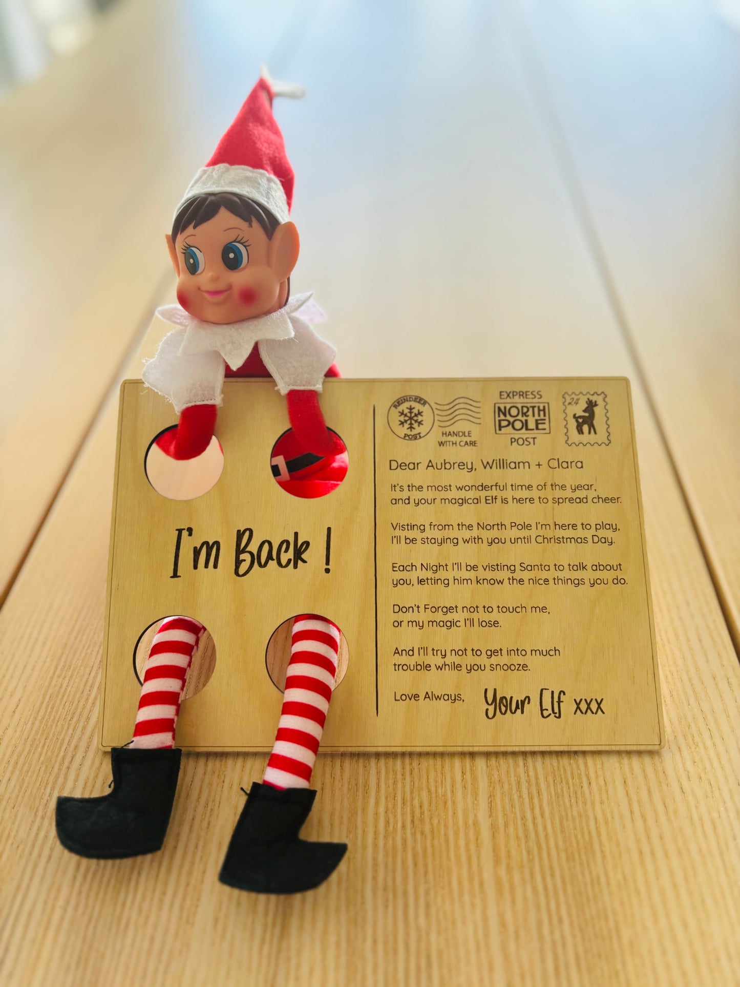 Elf Postcard- Personalised