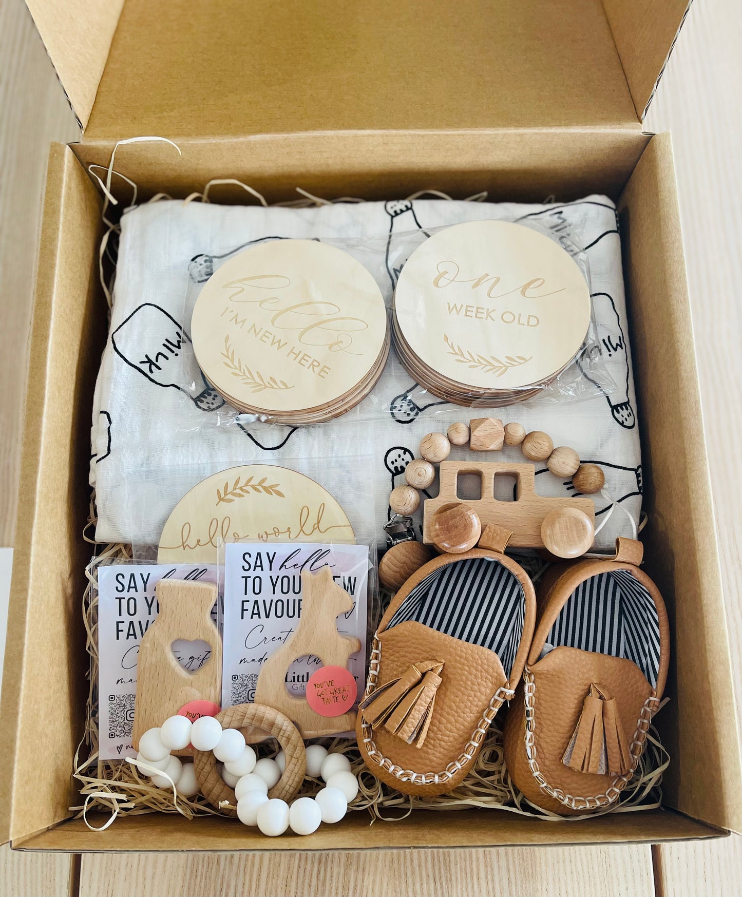 Personalised Newborn Boy Hamper