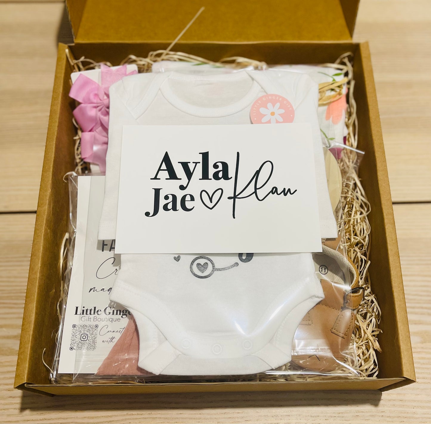 Custom Last Name -Personalised Newborn Onesie