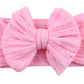 Bright Pink Big Knot Bow Newborn Head Band