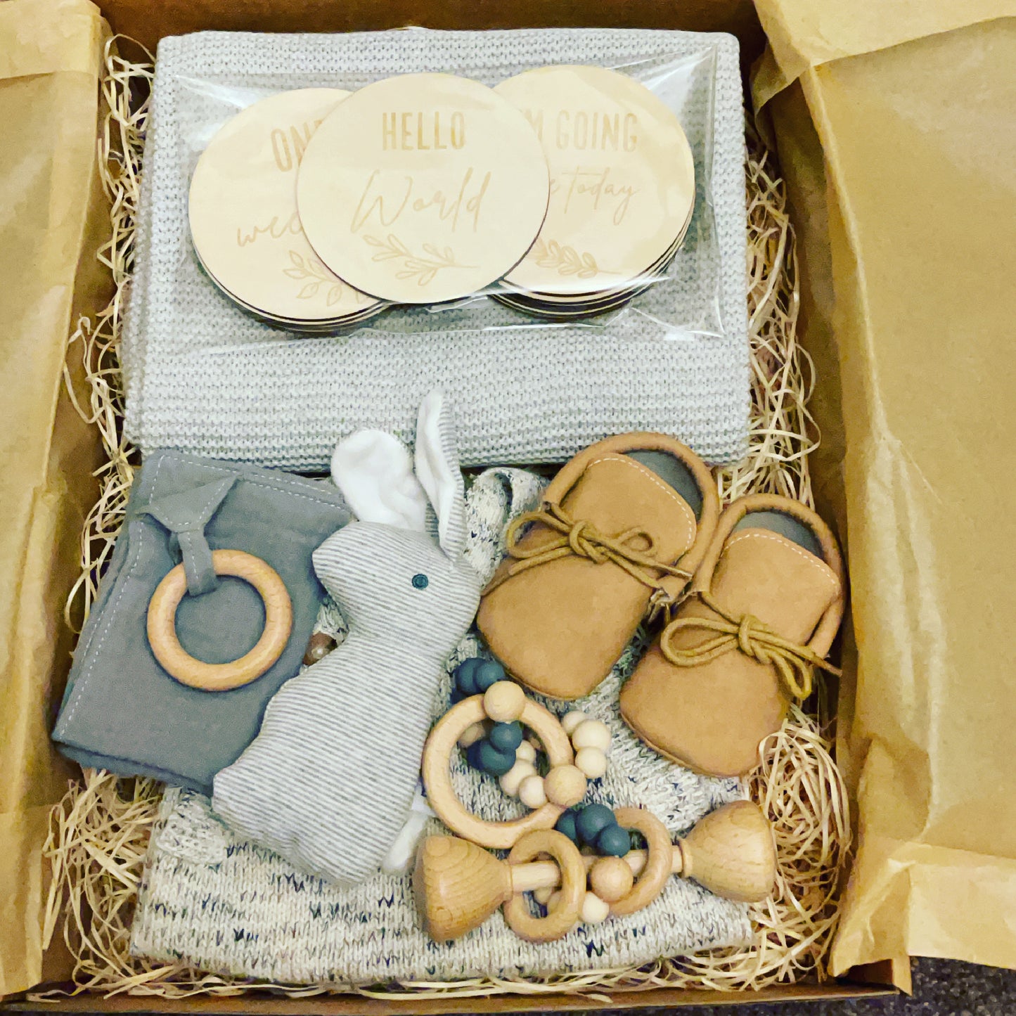 Personalised Newborn Boy Hamper