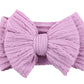 Lilac Big Knot Bow Newborn Head Band