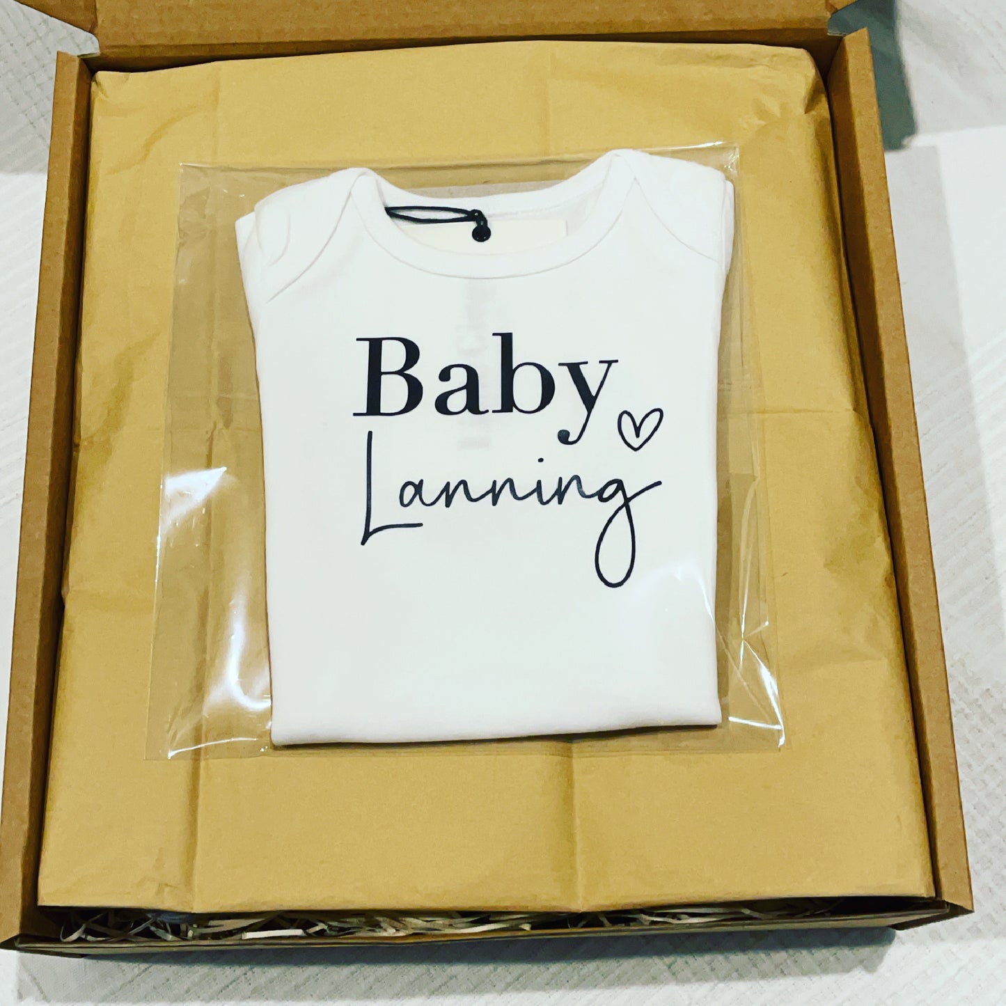 Custom Last Name -Personalised Newborn Onesie