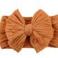 Burnt Orange Big Knot Bow Newborn Head Band