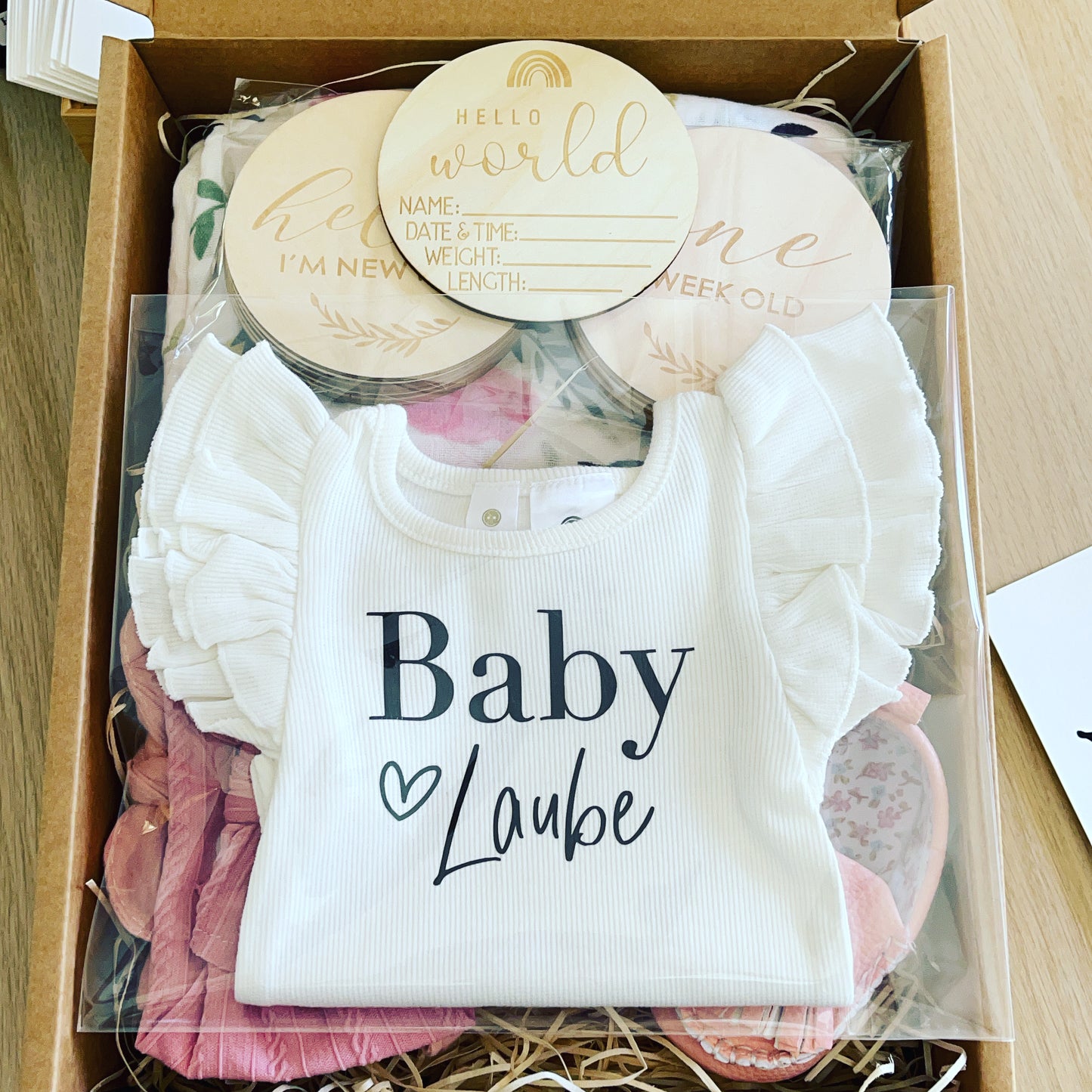 Custom Last Name -Personalised Newborn Onesie