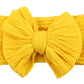 Yellow Big Knot Bow Newborn Head Band