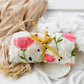 Pink Floral Organic Cotton Muslin Wrap