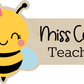 Bee Name Badge