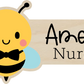 Bee Name Badge