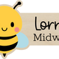 Bee Name Badge