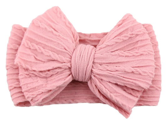 Musk Big Knot Bow Newborn Head Band