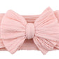 Light Pink Big Knot Bow Newborn Head Band