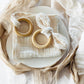 White Cloth + Birch Wood Teething Set