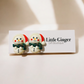 Snow Man - Christmas Stud earrings