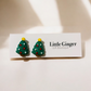 Chrissy Tree - Christmas Stud earrings