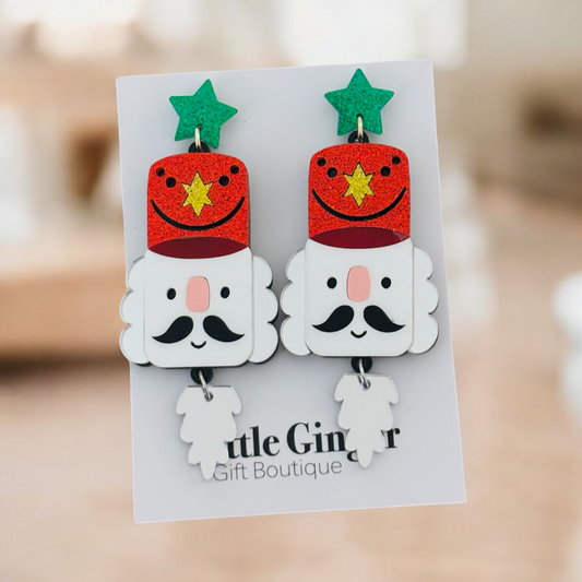 Nutcracker- Christmas Earring Dangle