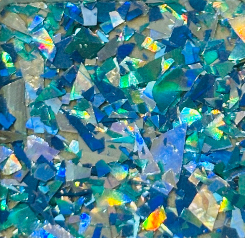 Aqua Chunky Glitter