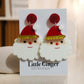 Gold Santa- Christmas Earring Dangle