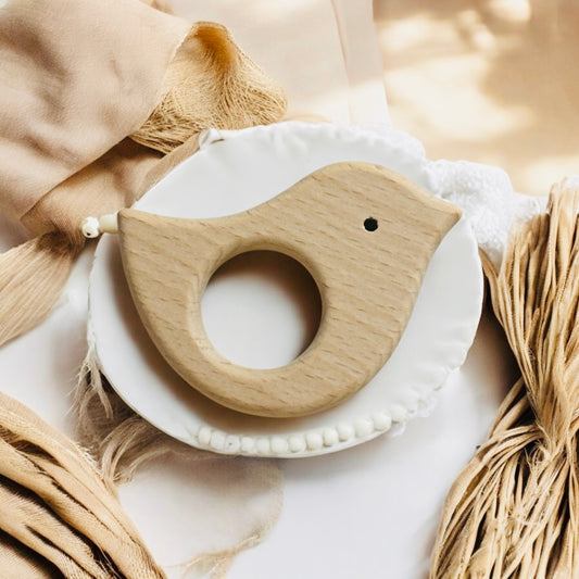 Bird Teether- Wood