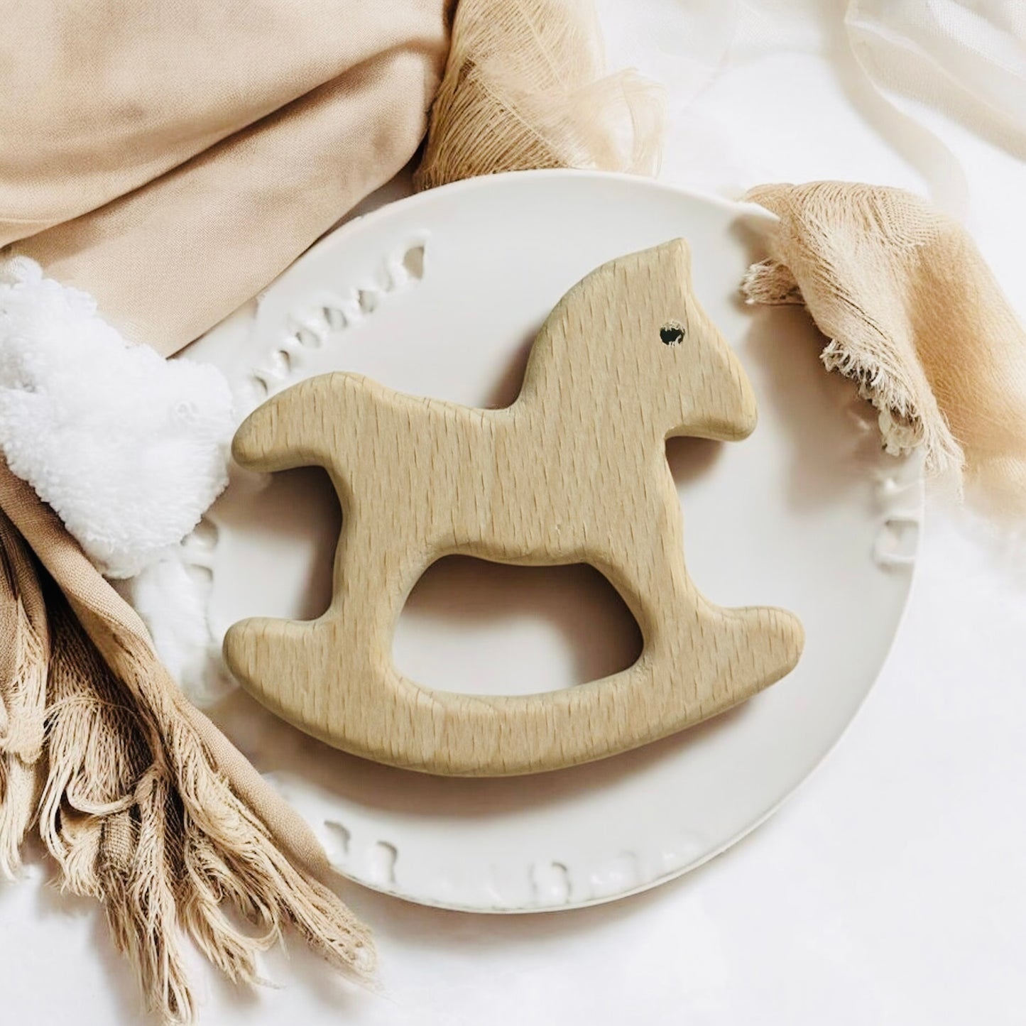 Rocking Horse Teether- Wood