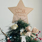 Personalised Family Star Christmas Tree Topper