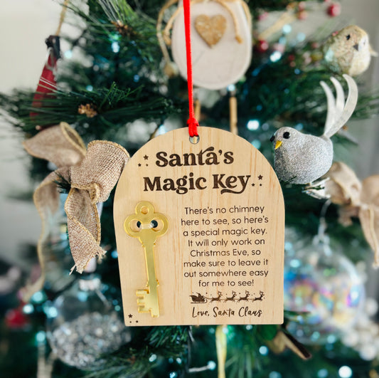 Santa's Magic Key Ornament