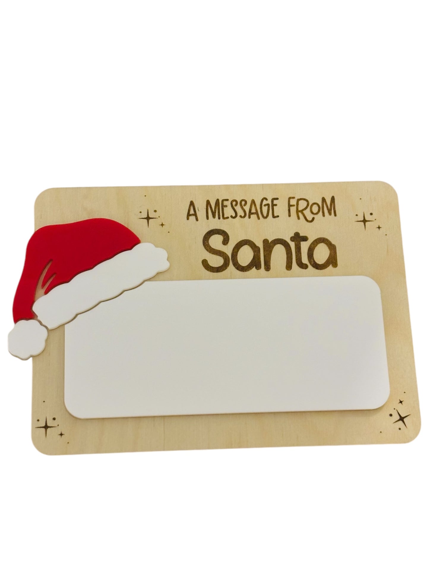 A Message From Santa Board