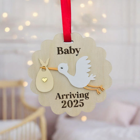 Baby Arriving Soon Keepsake