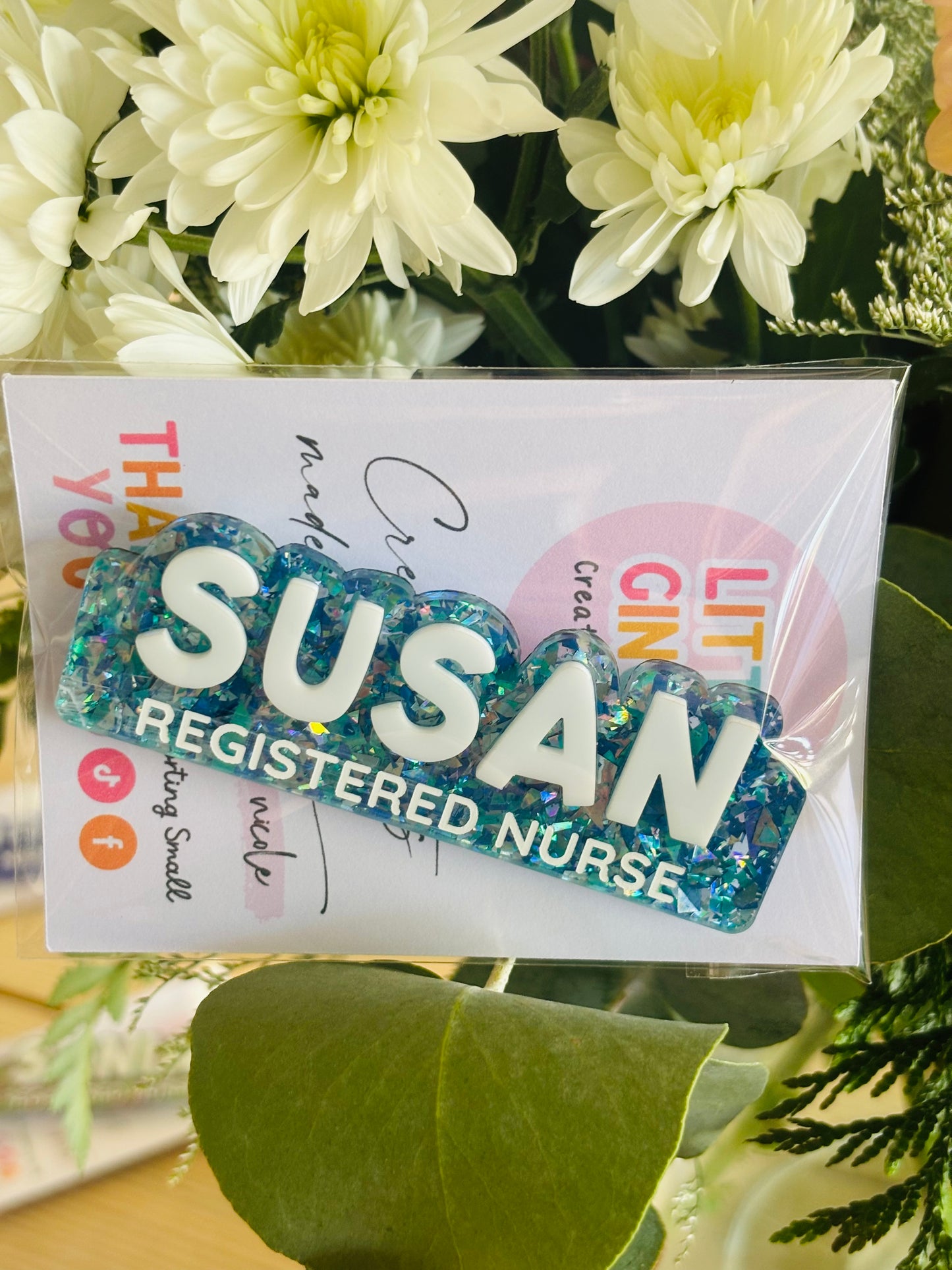 New Acrylic Name Badge -With Occupation