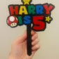Mario Themed Cake Topper