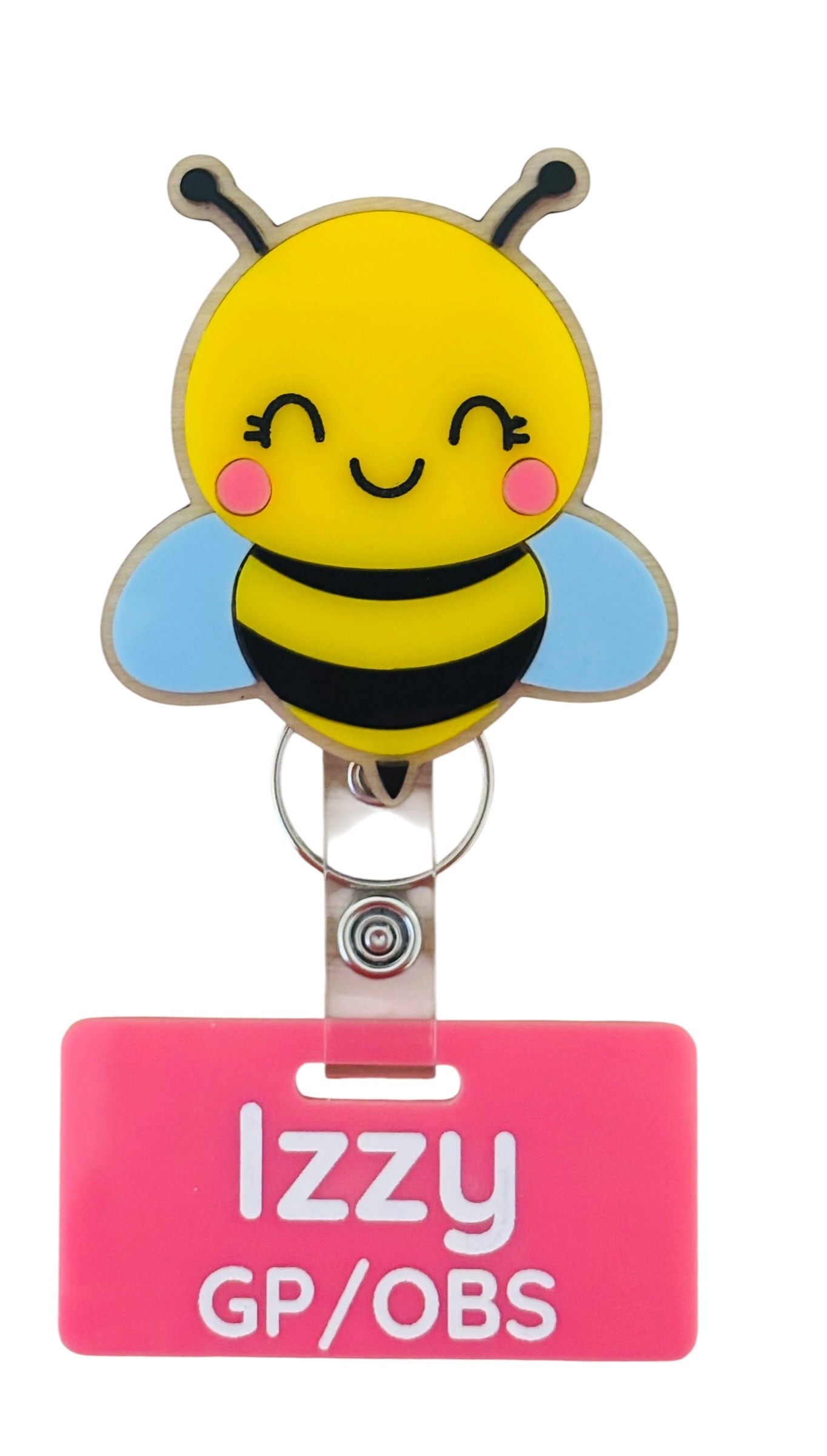 Bee Badge Reel + Name Plate Set