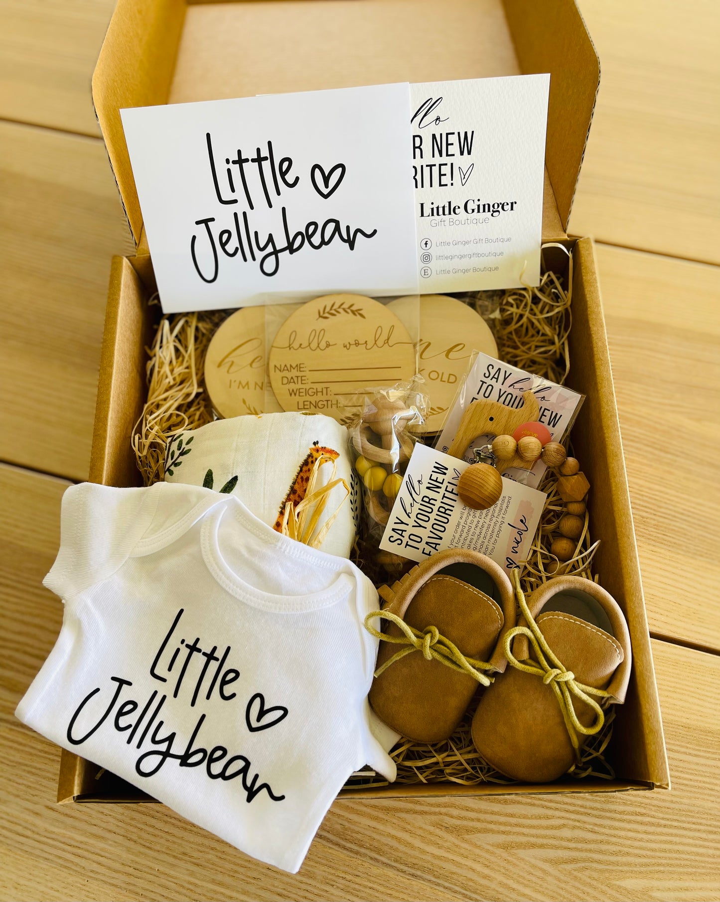 Little Jellybean -Personalised Newborn Onesie