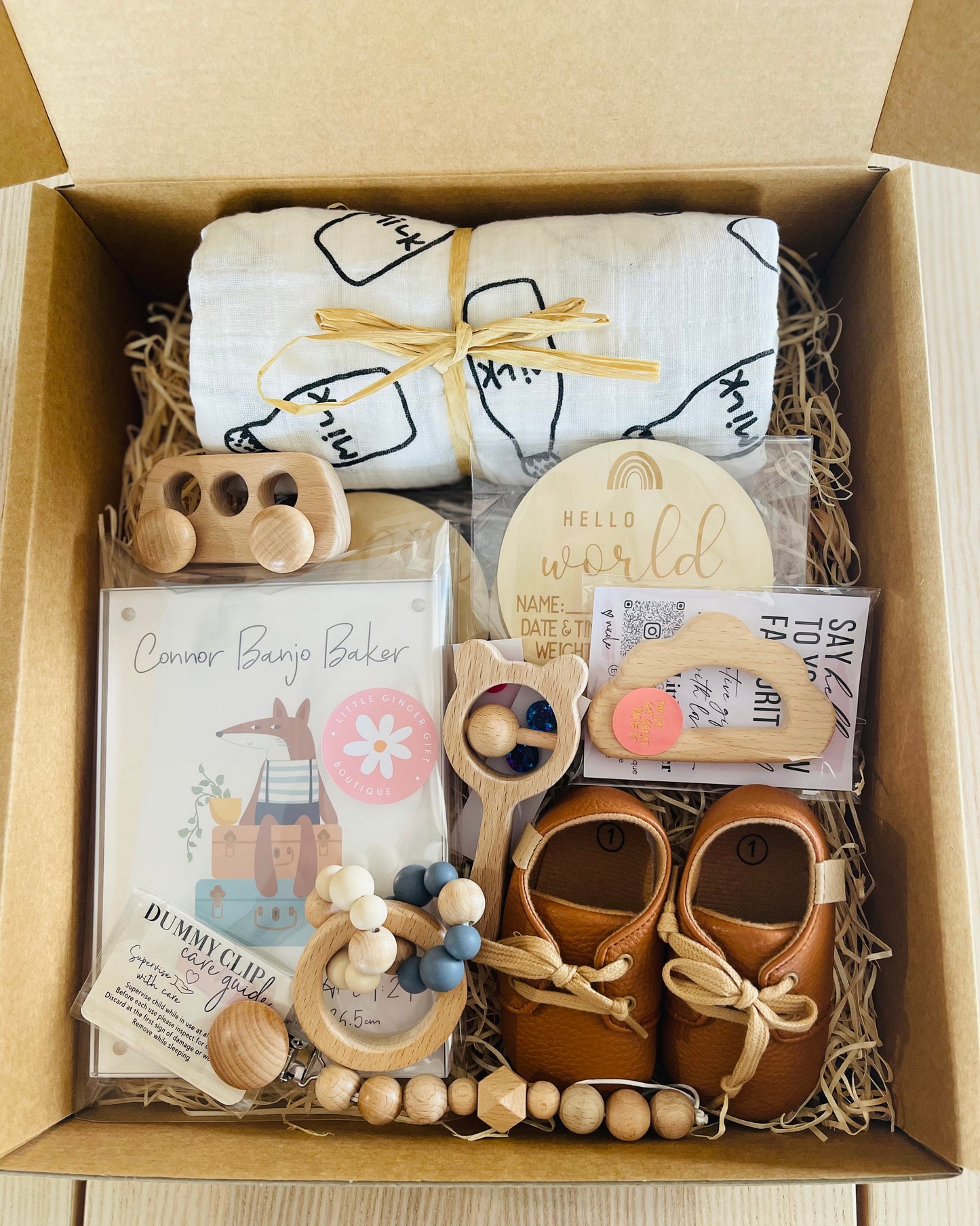 Personalised Newborn Boy Hamper