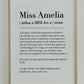 Personalised Gift Frame- Coach