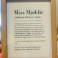 Personalised Gift Frame- Coach