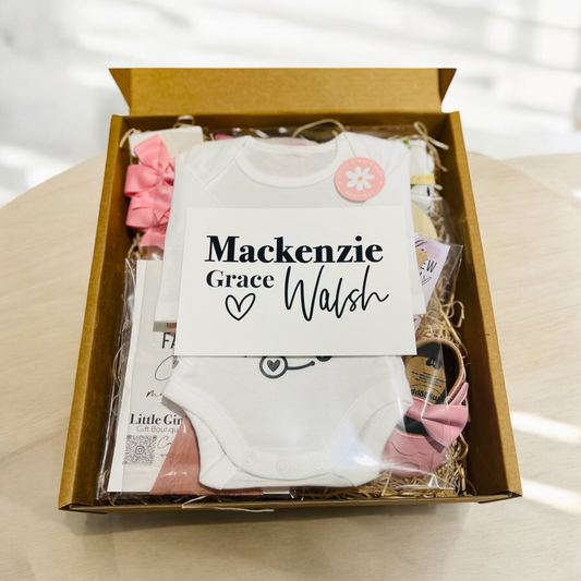 Personalised Newborn Girl Hamper