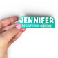 New Acrylic Name Badge -With Occupation
