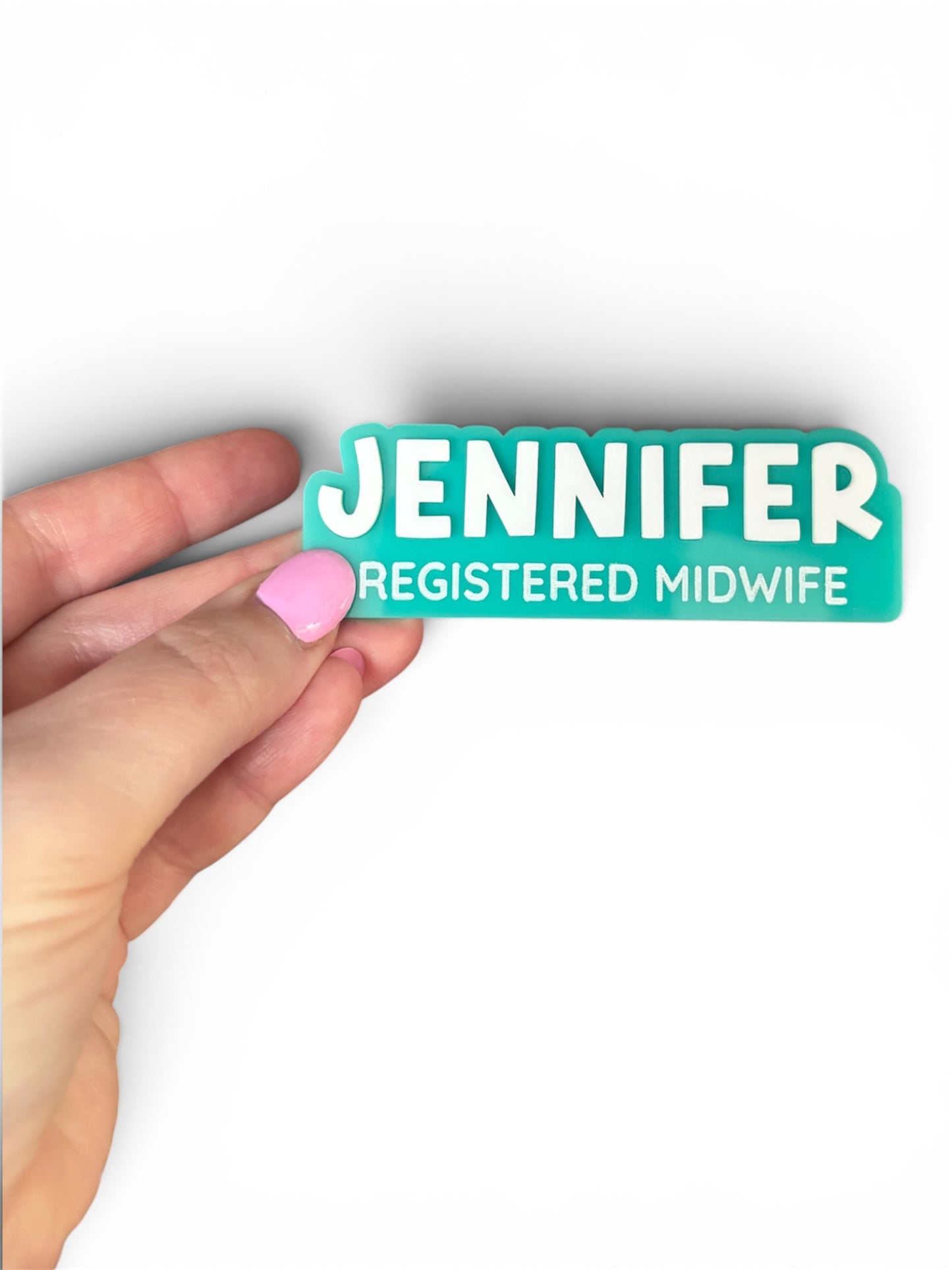 New Acrylic Name Badge -With Occupation