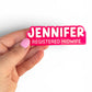 New Acrylic Name Badge -With Occupation