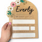 Floral Back To School Board