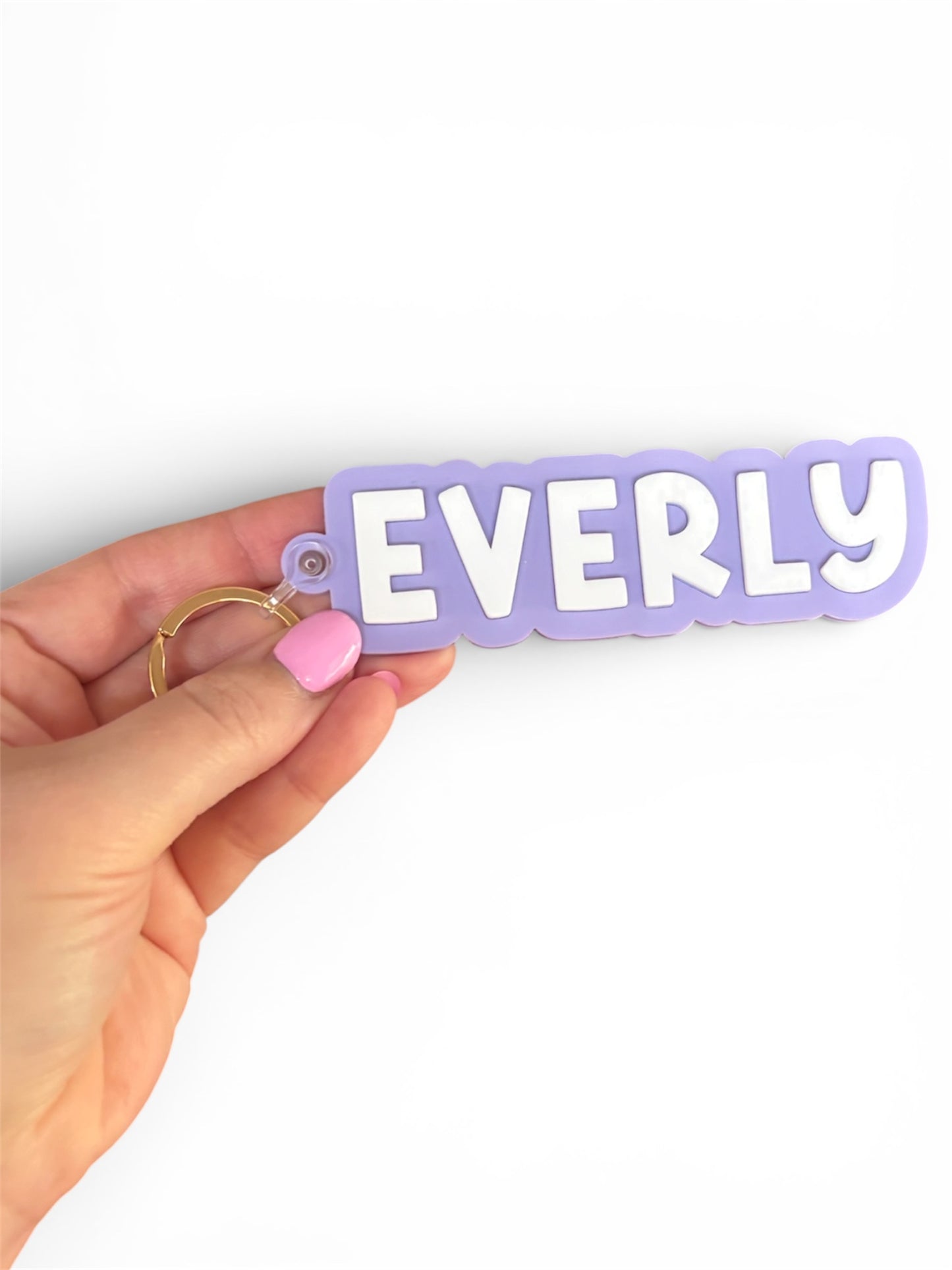 Acrylic Name Bag Tags