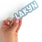 Acrylic Name Bag Tags