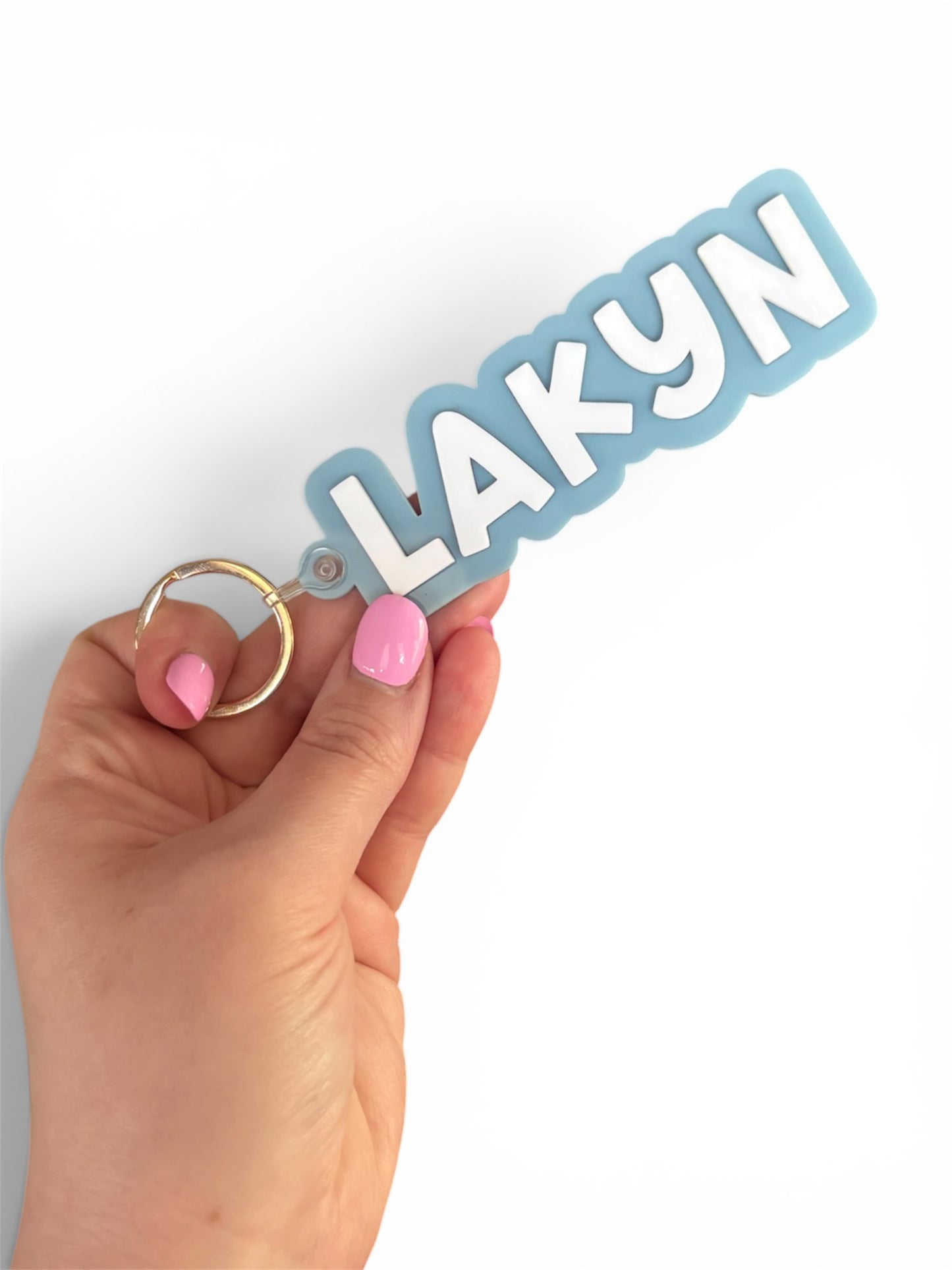 Acrylic Name Bag Tags