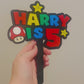 Mario Themed Cake Topper